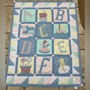 Vintage Patchwork Baby Quilt